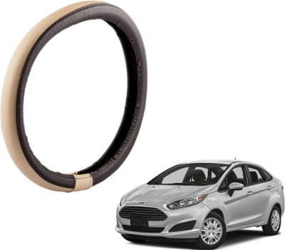 

Autofy Steering Cover For Ford Fiesta(Brown, Leather)