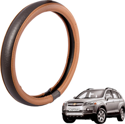 

Autofy Steering Cover For Chevrolet Captiva(Tan, Leather)