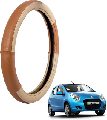 

Autofy Steering Cover For Maruti A-Star(Cream, Leather)