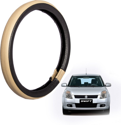 

Autofy Steering Cover For Maruti Swift(Black, Leather)