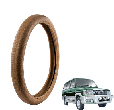 

Autofy Steering Cover For Toyota Qualis(Tan, Leather)