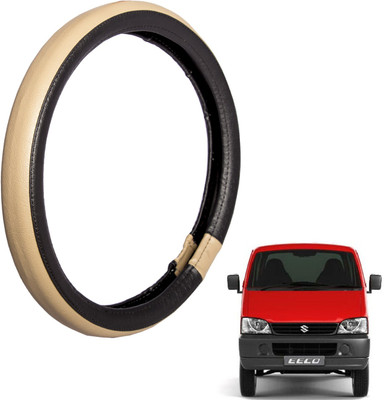 

Autofy Steering Cover For Maruti Eeco(Black, Leather)
