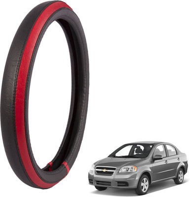 

Autofy Steering Cover For Chevrolet Sail(Black, Leather)