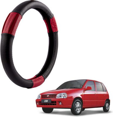 

Autofy Steering Cover For Maruti Zen(Black, Leather)
