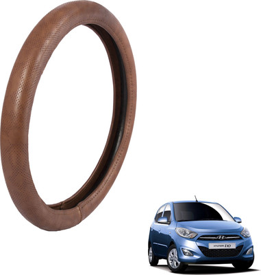 

Autofy Steering Cover For Hyundai i10(Brown, Leather)