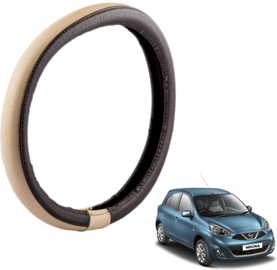 

Autofy Steering Cover For Nissan Micra(Brown, Leather)
