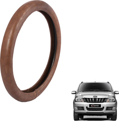 

Autofy Steering Cover For Mahindra Quanto(Brown, Leather)