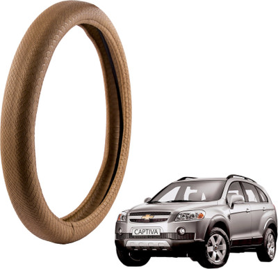 

Autofy Steering Cover For Chevrolet Captiva(Tan, Leather)