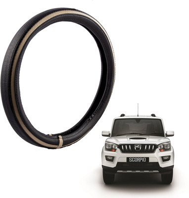 

Autofy Steering Cover For Mahindra Scorpio(Black, Leather)