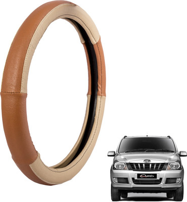 

Autofy Steering Cover For Mahindra Quanto(Cream, Leather)