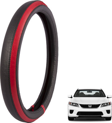 

Autofy Steering Cover For Honda Accord(Black, Leather)
