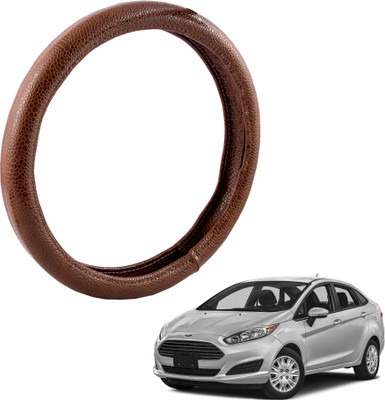 

Autofy Steering Cover For Ford Fiesta(Brown, Leather)
