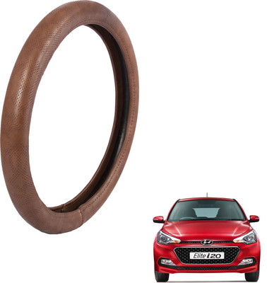 

Autofy Steering Cover For Hyundai i20(Brown, Leather)