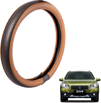 

Autofy Steering Cover For Maruti SX4(Tan, Leather)