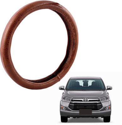 

Autofy Steering Cover For Toyota Innova(Brown, Leather)