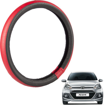 

Autofy Steering Cover For Hyundai Accent(Black, Leather)