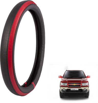 

Autofy Steering Cover For Chevrolet Tavera(Black, Leather)