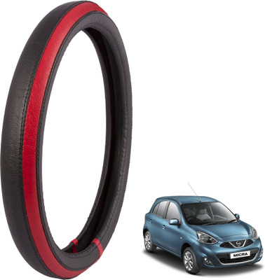 

Autofy Steering Cover For Nissan Micra(Black, Leather)
