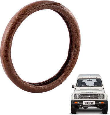 

Autofy Steering Cover For Maruti Gypsy King(Brown, Leather)