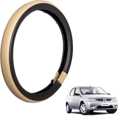 

Autofy Steering Cover For Mahindra Logan(Black, Leather)