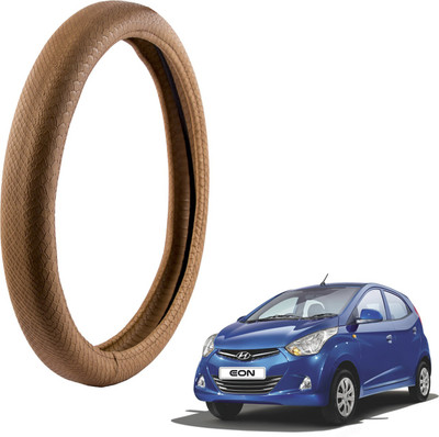 

Autofy Steering Cover For Hyundai Eon(Tan, Leather)