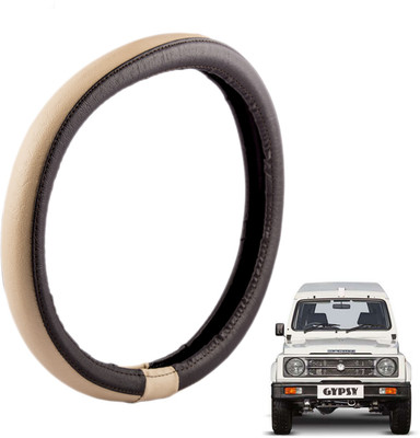 

Autofy Steering Cover For Maruti Gypsy King(Brown, Leather)