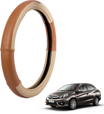 

Autofy Steering Cover For Honda Amaze(Cream, Leather)