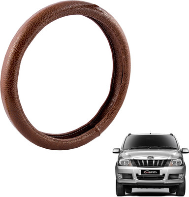 

Autofy Steering Cover For Mahindra Quanto(Brown, Leather)