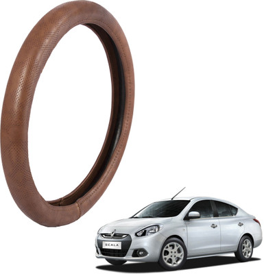

Autofy Steering Cover For Renault Scala(Brown, Leather)