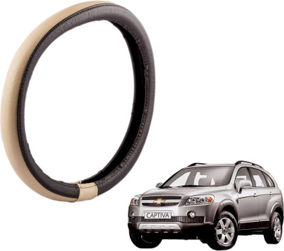 

Autofy Steering Cover For Chevrolet Captiva(Brown, Leather)