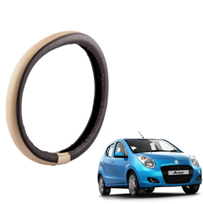 

Autofy Steering Cover For Maruti A-Star(Brown, Leather)
