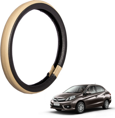

Autofy Steering Cover For Honda Amaze(Black, Leather)