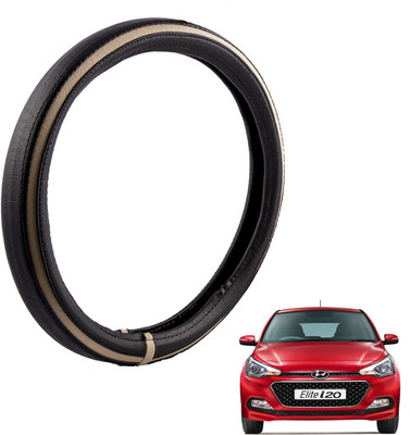 

Autofy Steering Cover For Hyundai i20(Black, Leather)