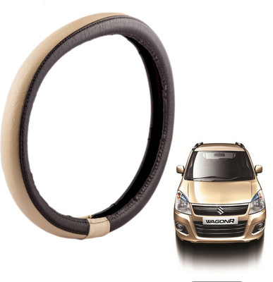 

Autofy Steering Cover For Maruti WagonR(Brown, Leather)