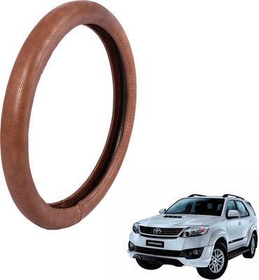 

Autofy Steering Cover For Toyota Fortuner(Brown, Leather)