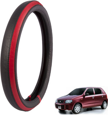 

Autofy Steering Cover For Maruti Alto(Black, Leather)