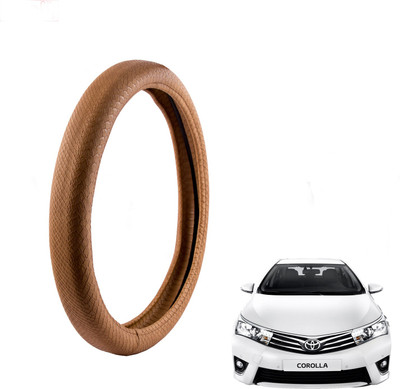 

Autofy Steering Cover For Toyota Corolla(Tan, Leather)