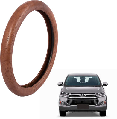 

Autofy Steering Cover For Toyota Innova(Brown, Leather)