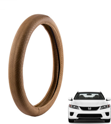 

Autofy Steering Cover For Honda Accord(Tan, Leather)