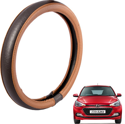 

Autofy Steering Cover For Hyundai i20(Tan, Leather)