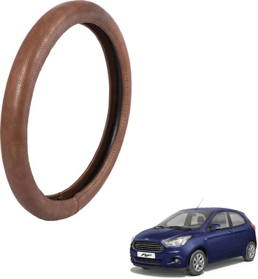 

Autofy Steering Cover For Ford Figo(Brown, Leather)