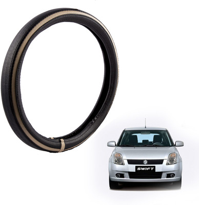 

Autofy Steering Cover For Maruti Swift(Black, Leather)