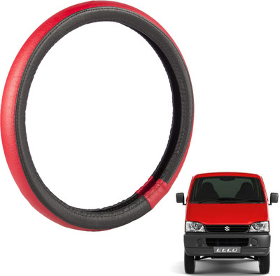 

Autofy Steering Cover For Maruti Eeco(Black, Leather)