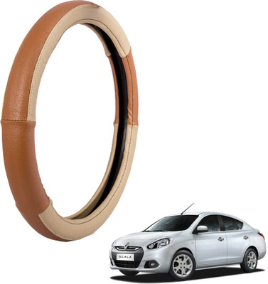 

Autofy Steering Cover For Renault Scala(Cream, Leather)