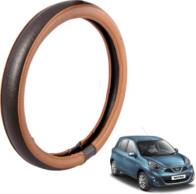 

Autofy Steering Cover For Nissan Micra(Tan, Leather)