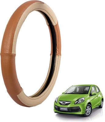

Autofy Steering Cover For Honda Brio(Cream, Leather)