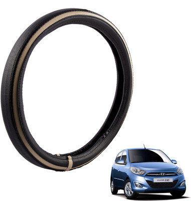 

Autofy Steering Cover For Hyundai i10(Black, Leather)