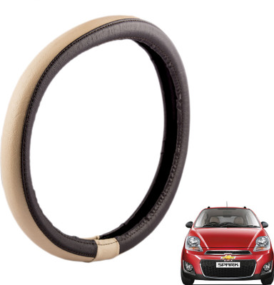 

Autofy Steering Cover For Chevrolet Spark(Brown, Leather)