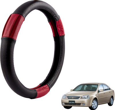 

Autofy Steering Cover For Chevrolet Optra(Black, Leather)
