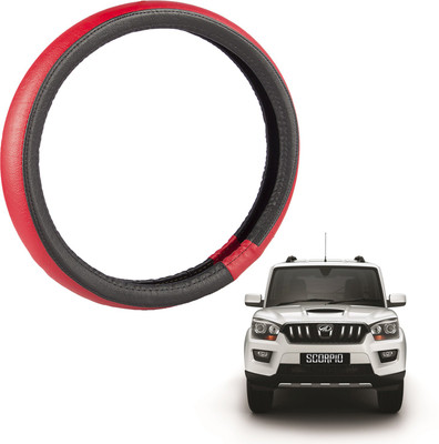 

Autofy Steering Cover For Mahindra Scorpio(Black, Leather)